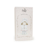 Glad Dreams Elsie keepsake box, with a soft pink background and floral details, and an illustration of the doll.