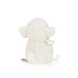 White plush toy on a white background