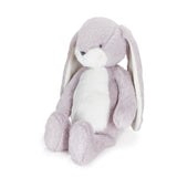 Plush toy rabbit with long ears on a white background