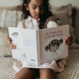 A Pretty Girl Book - Brown Hair-Book-SKU: - Bunnies By The Bay