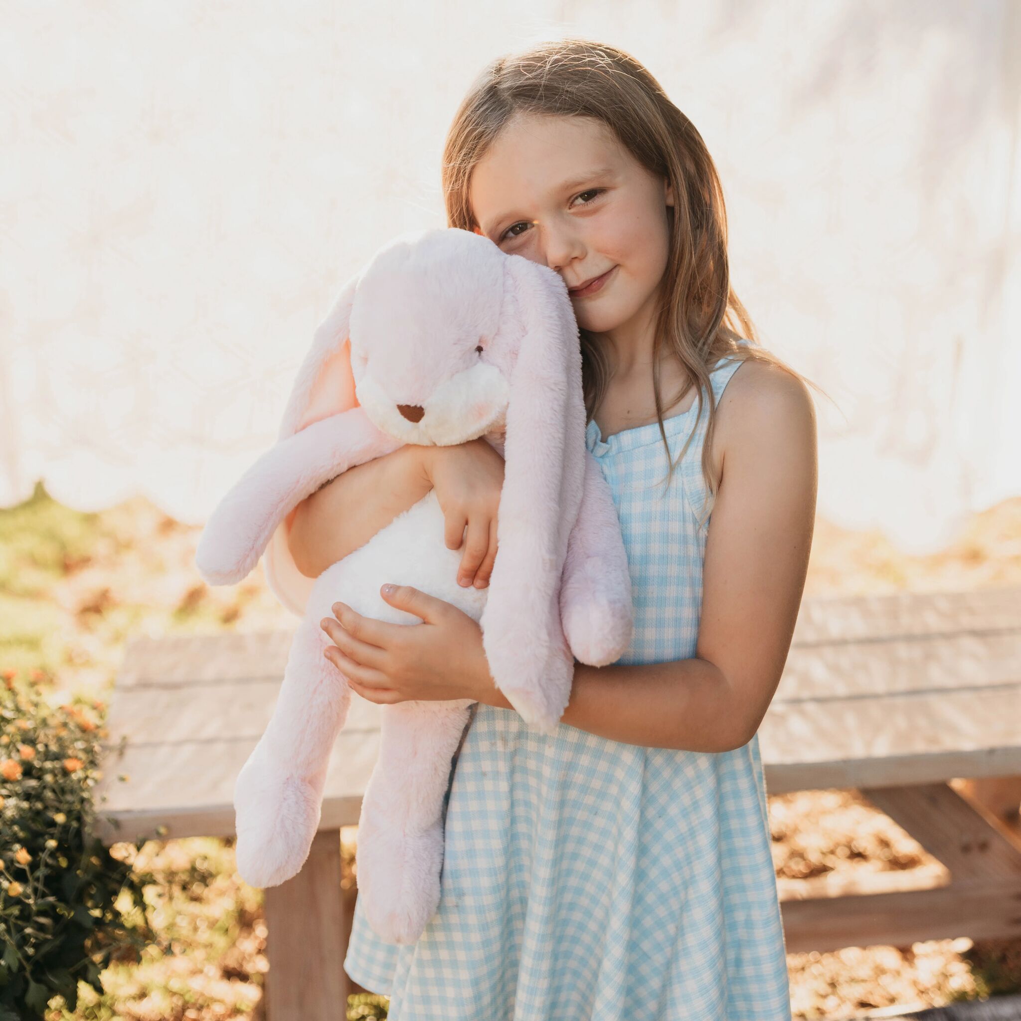 Big 20" Floppy Nibble Bunny – Pink-Stuffed Animal-SKU: - Bunnies By The Bay