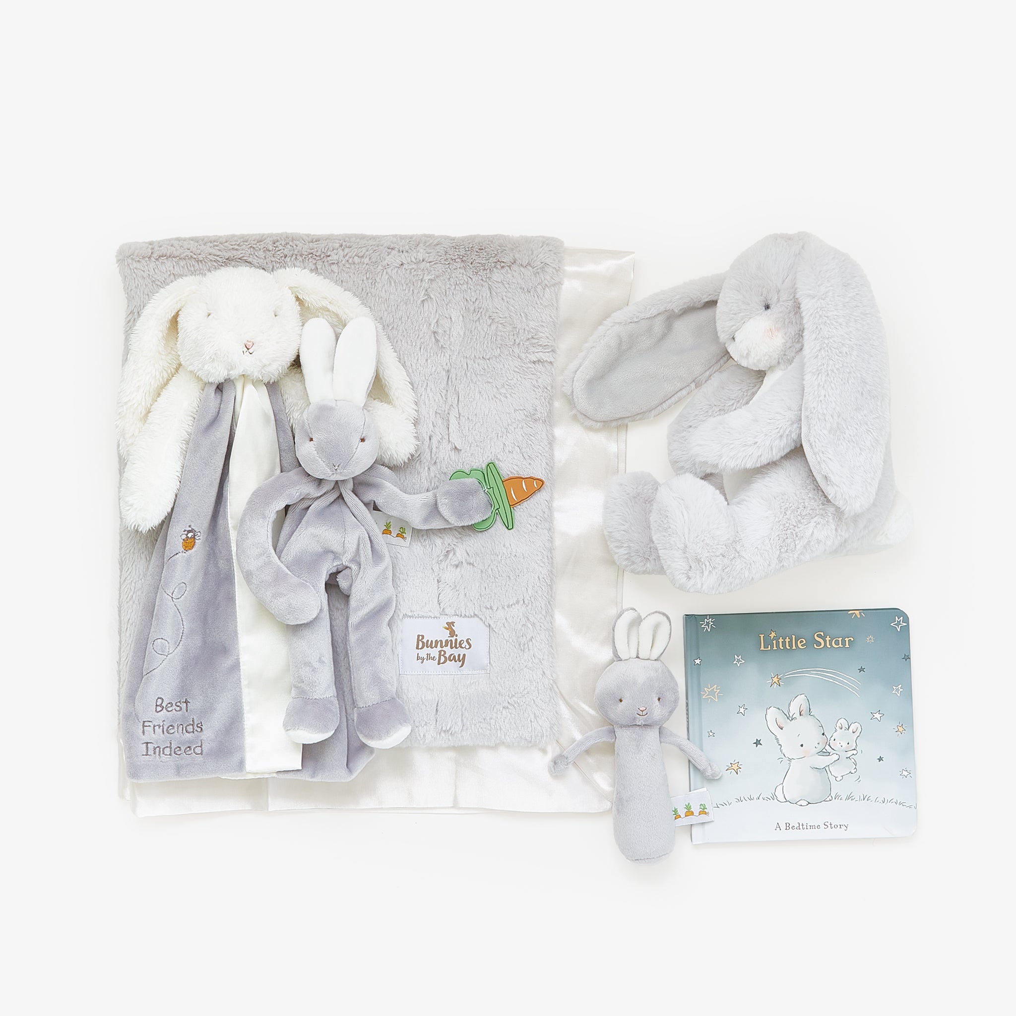Bunnies Do Delight! Bloom Gift Set - Gray-Gift Set-SKU: - Bunnies By The Bay