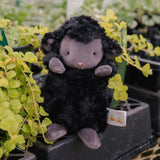 Wee Kiddo the Lamb - Black-Stuffed Animal-SKU: - Bunnies By The Bay