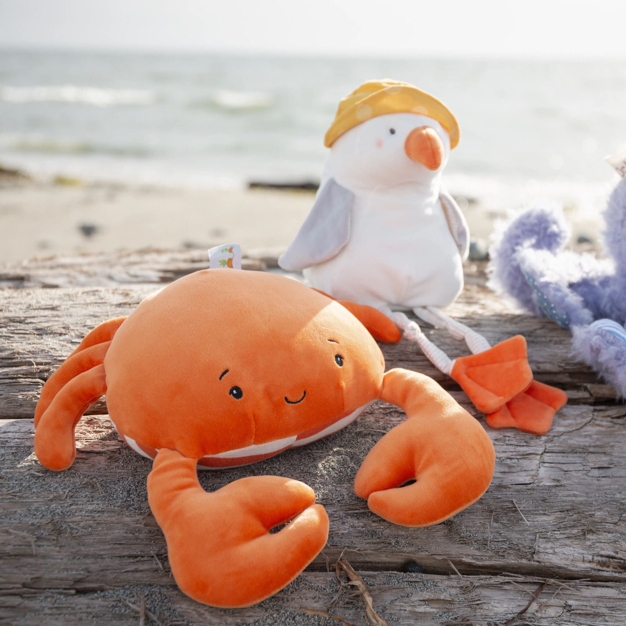Happy Crab-Stuffed Animal-SKU: - Bunnies By The Bay