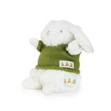 Wee Ittybit Bunny with Green Sweater-Stuffed Animal-SKU: - Bunnies By The Bay