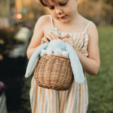 Tiny Nibble 8" Bunny - Maui Blue-Stuffed Animal-SKU: 190312 - Bunnies By The Bay