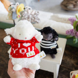 Wee Kiddo the Lamb - White-Stuffed Animal-SKU: 824128 - Bunnies By The Bay