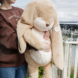 Grand 41" Floppy Nibble Bunny - Almond Joy-Stuffed Animal-SKU: 824334 - Bunnies By The Bay