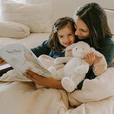 Big Cozy Nibble Fur Blanket - Cream 50 x 60-Blanket-SKU: 103124 - Bunnies By The Bay