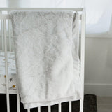 Cuddle Me Fur Nibble Blanket - Gray 30 x 40-Blanket-SKU: 103135 - Bunnies By The Bay
