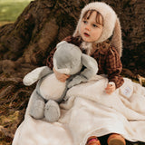 Sweet Floppy Nibble 16" Bunny - Spa Blue-Stuffed Animal-SKU: 104380 - Bunnies By The Bay