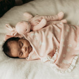 Blossom's Organic Receiving Blanket-Blossom Bunny-SKU: 104487 - Bunnies By The Bay