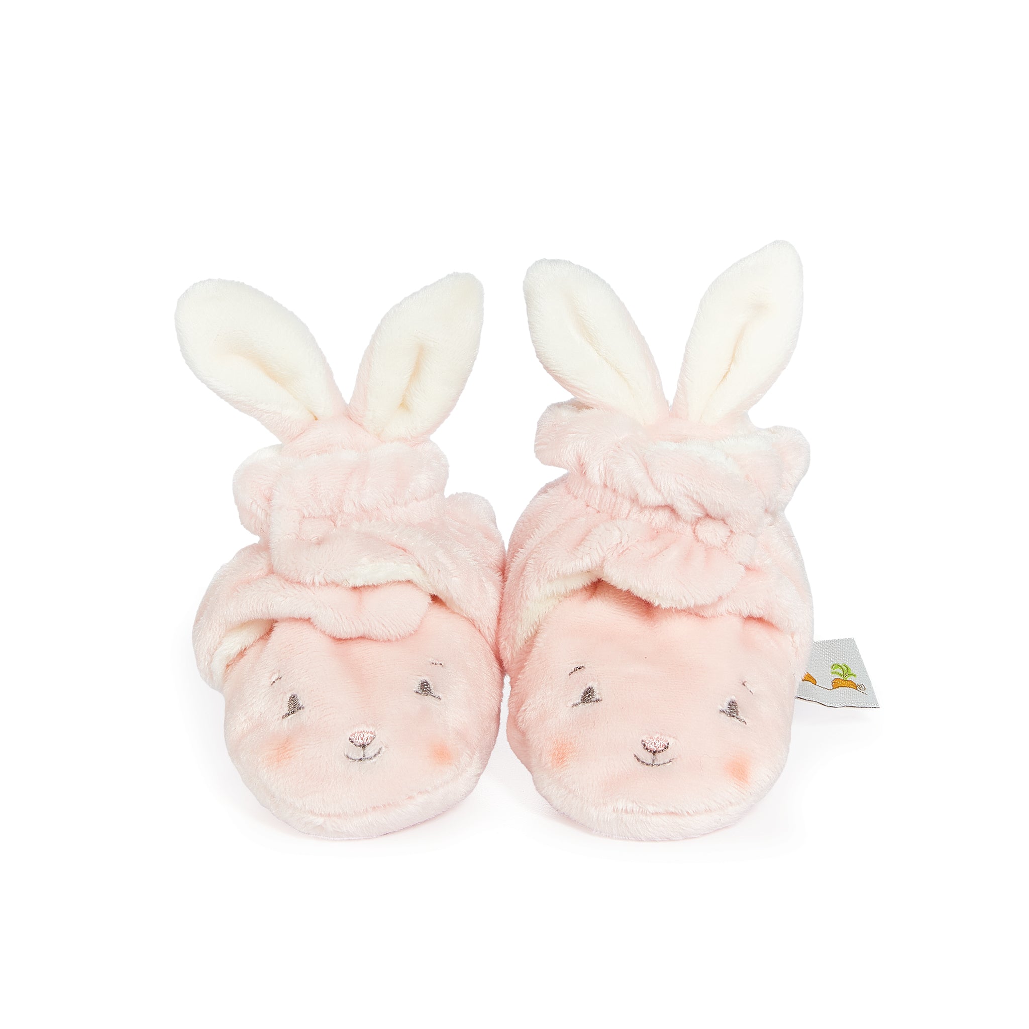 Bunny Hoppy Feet Slippers | Pink Baby Slippers | Baby Clothes - Bunnies By The