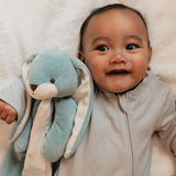 Nibble Buddy Blanket Blue - Lavender Lustre-Lovey - Buddy Blanket-SKU: 104453 - Bunnies By The Bay