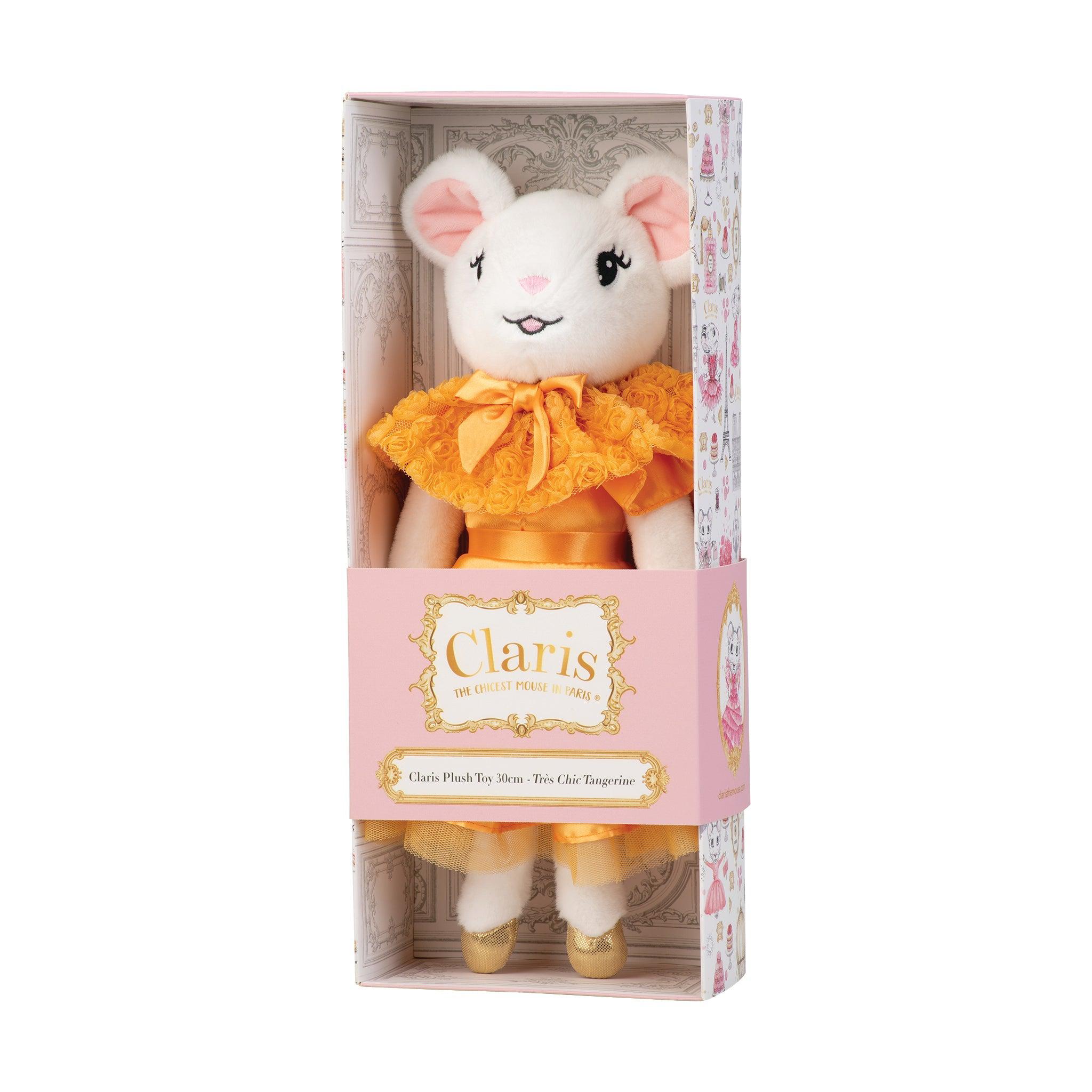 Histoire d'Ours (Paris) Terracotta Mouse Plush Toy 10 NEW in Gift Box NEW