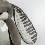 FAO Schwarz 160th Anniversary Nibble Bunny Buddy Blanket - Coal-Stuffed Animals-SKU: 598752 - Bunnies By The Bay