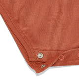 Kudaa Organic Tank Ruffle Waist Bunsuit - Paprika-Clothing-SKU: - Bunnies By The Bay