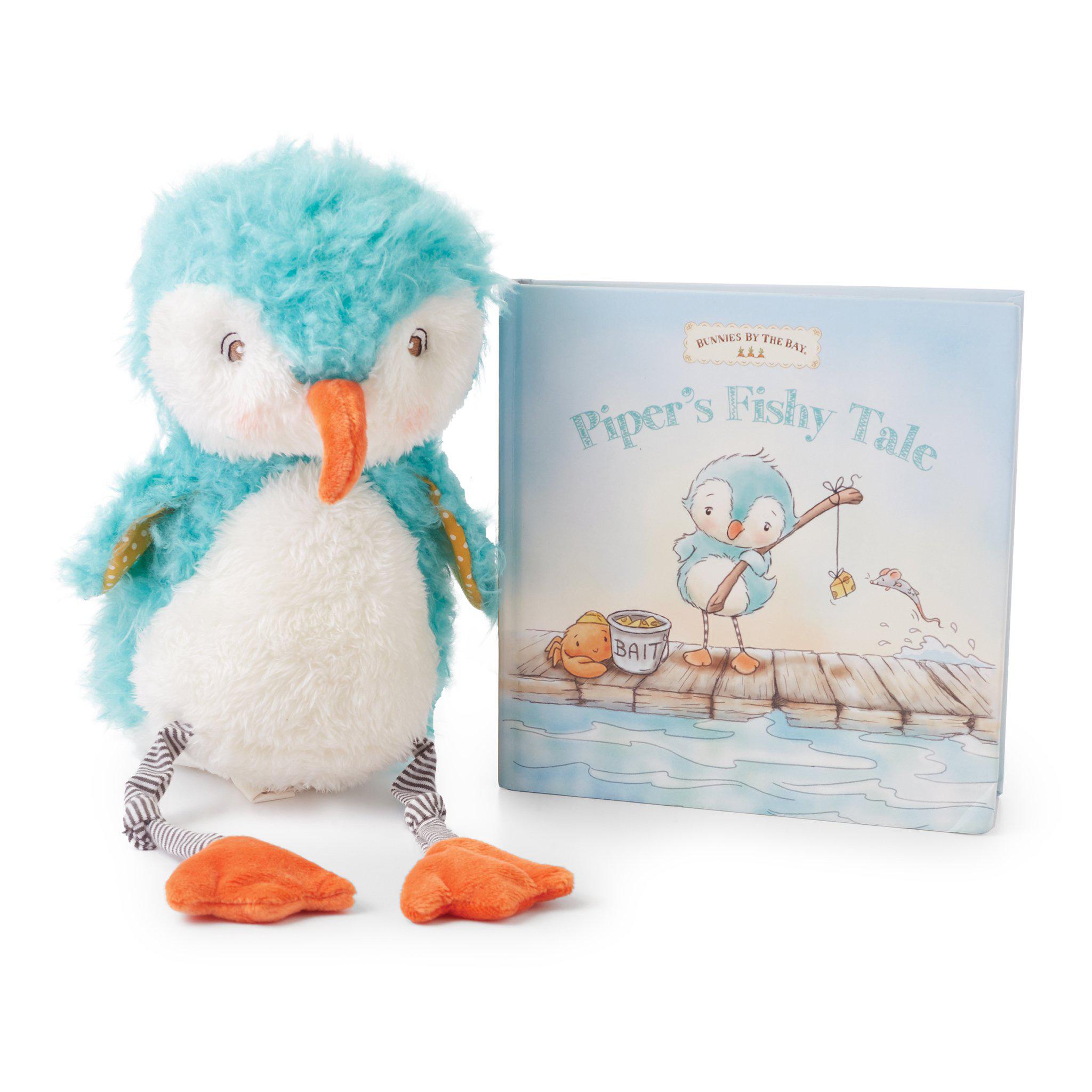 Piper's Fishy Tale Gift Set Book and Stuffed Animal Set for Babies