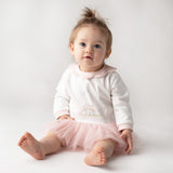 Image of Blossom Tutu Delight Bunsie-Apparel-Bunnies By The Bay-6-9 months-White/Pink-bbtbay
