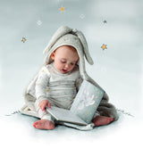 RETIRED - Bloom Hooded Blanket and Buddy Gift Set-Retired-Bunnies By The Bay