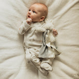 Little Sunshine Organic Romper-Bud Bunny and Skipit Puppy-SKU: - Bunnies By The Bay