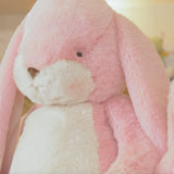 104393: Big Floppy Nibble Bunny- Coral Blush-Fluffle-SKU: 104393 - Bunnies By The Bay