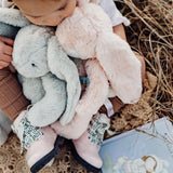 Floppy Nibble -12" Gray Bunny-Stuffed Animal-SKU: 101076 - Bunnies By The Bay