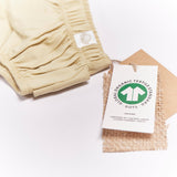 Kudaa Organic Bow-Tu-Ful Panty - Green Tea-Apparel-SKU: - Bunnies By The Bay