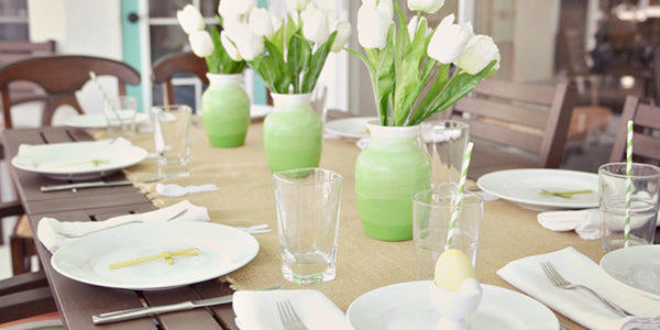 Easter Brunch table setting