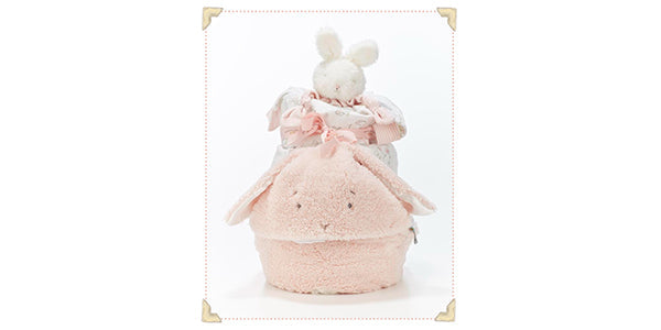 Bunny diaper cake