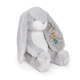 LOVE Sweet Nibble 16" Bunny - Gray-Stuffed Animal-SKU: 100429L - Bunnies By The Bay