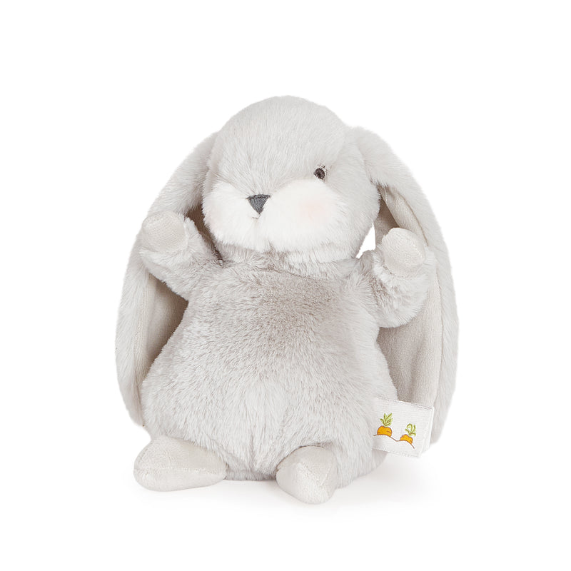 Tiny Nibble 8” Bunny | Stuffed Animal | Gray Bunny Plush - Bunnies