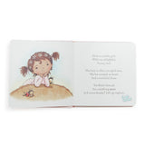 A Pretty Girl Book - Brown Hair-Book-SKU: - Bunnies By The Bay