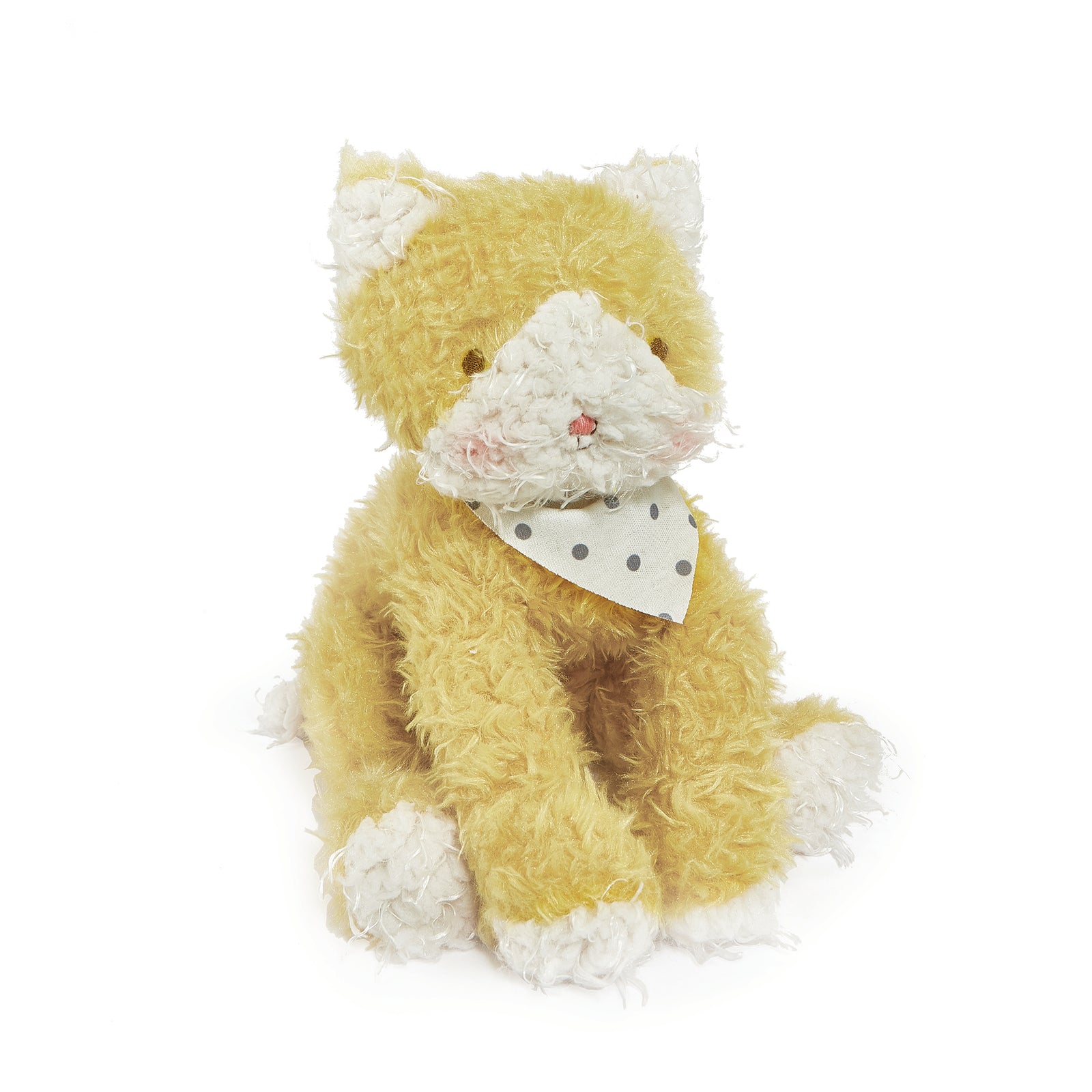 Yellow cat plush sales