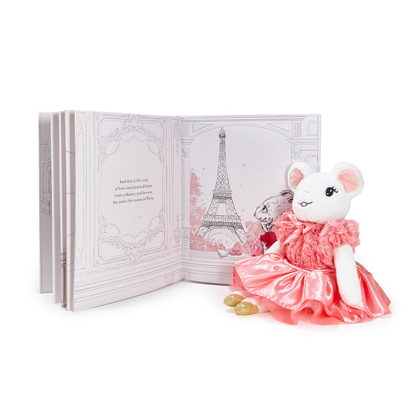 Claris The Mouse: The Chicest Mouse In Paris & Pink Plush Book Bundle-Book Bundle-SKU: 190383 - Bunnies By The Bay