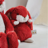 Tiny 8” Nibble Bunny - Cranberry-Stuffed Animal-SKU: 190435 - Bunnies By The Bay