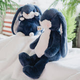 Little 12” Floppy Nibble Bunny - Starry Night Blue-Stuffed Animal-SKU: 190437 - Bunnies By The Bay