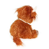 Bunnies by the Bay Hamish Highland Cow stuffed animal plush toy, back view, showing tail, soft fur, personalized gift