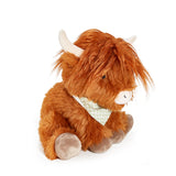 Bunnies by the Bay Hamish Highland Cow stuffed animal plush toy, side view, soft fur, personalized gift