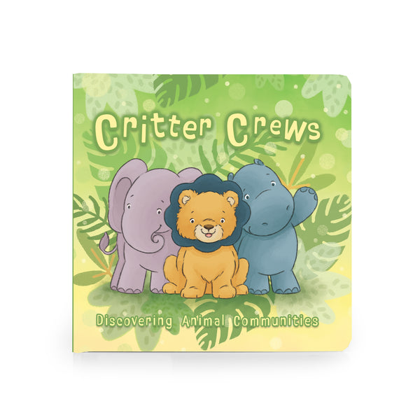 Critter Crews Board Book-Stuffed Animal-SKU: - Bunnies By The Bay