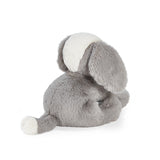 Bunnies by the Bay Little gray Mutt Puppy Dog stuffed animal plush toy, back view, baby safe, soft fur, Personalized Gift