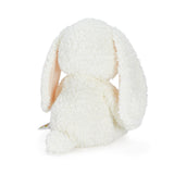 White plush bunny on a white background