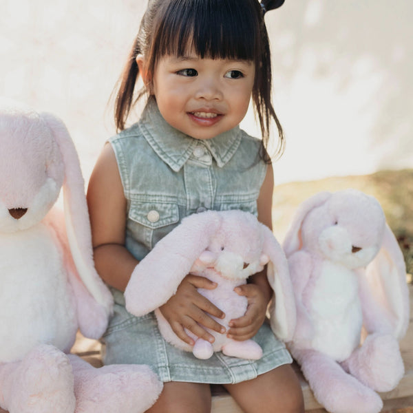Tiny Nibble 8" Bunny - Pink-Stuffed Animal-SKU: - Bunnies By The Bay