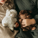Wee Kiddo the Lamb - Cocoa-Stuffed Animal-SKU: - Bunnies By The Bay