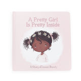 A Pretty Girl Book - Black Hair-Book-SKU: - Bunnies By The Bay