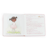 A Pretty Girl Book - Black Hair-Book-SKU: - Bunnies By The Bay