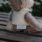 Hutch Studio Original - Buster Bear - Hand-Crafted Mohair & Vintage Wool Bear-Hutch Studio Original-SKU: 730160 - Bunnies By The Bay