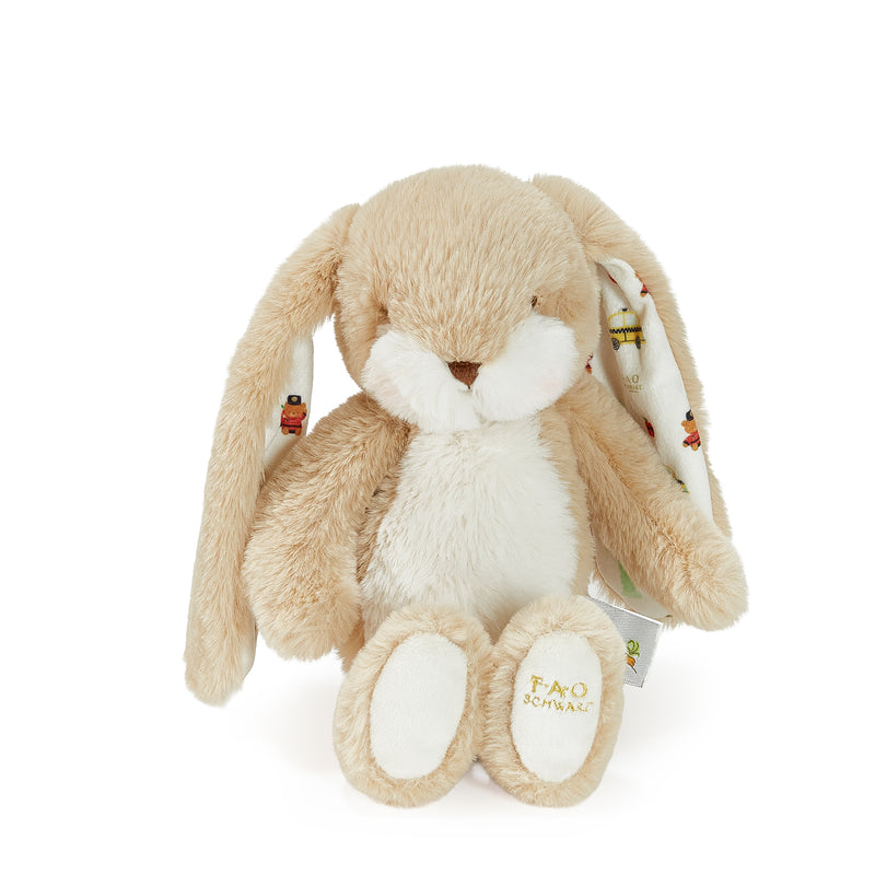 Big Apple NYC - FAO Schwarz Tiny 10" Floppy Nibble Bunny-Stuffed Animal-SKU: - Bunnies By The Bay