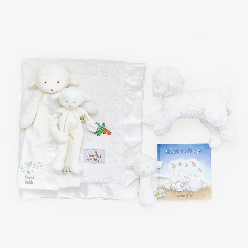 Bunnies Do Delight Gift Set - Kiddo White-Baby Gift Sets-SKU: - Bunnies By The Bay