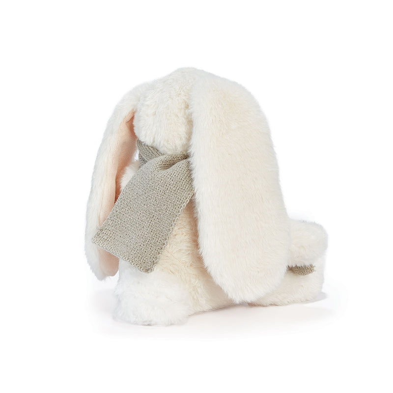 Holiday Wee Nibble Cream Bunny - Gray Scarf-Holiday - Limited Editions-SKU: 598776 - Bunnies By The Bay